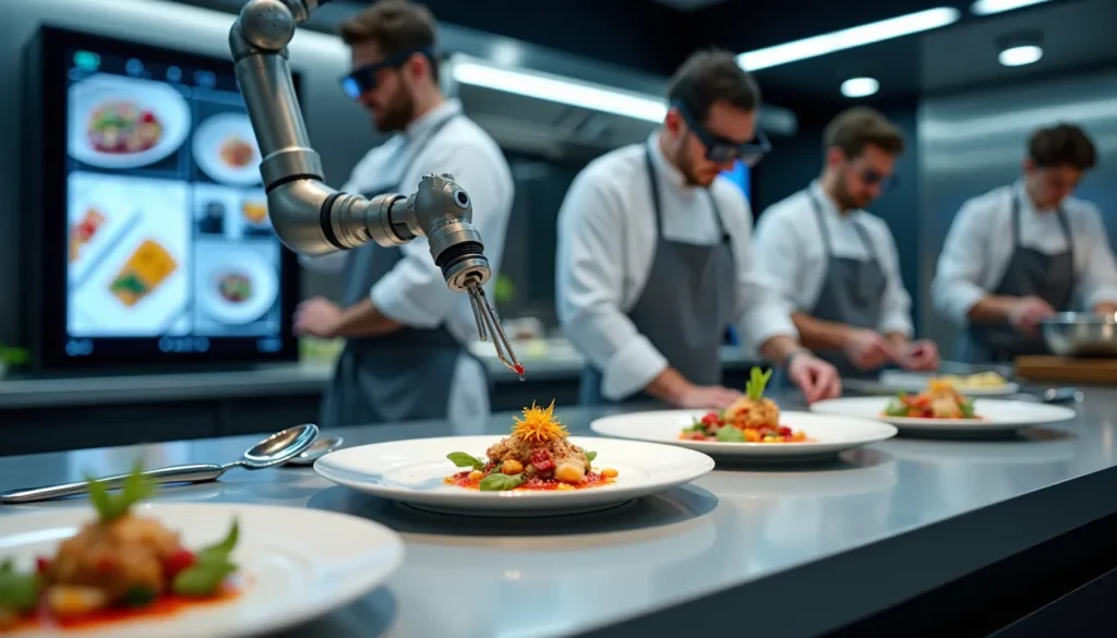 a group of chefs in a kitchen